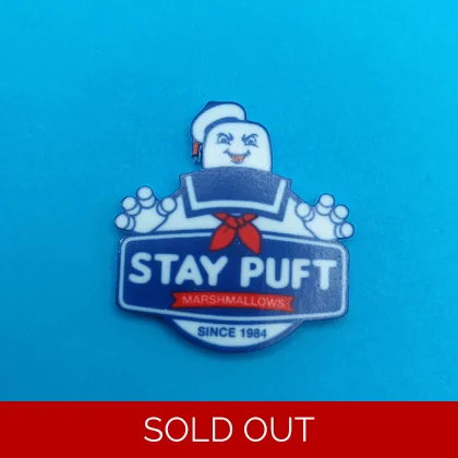 Ghostbusters - Stay Puft Marshmallows pin badge